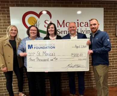 St. Monica's Senior Living M3 Foundation recipient