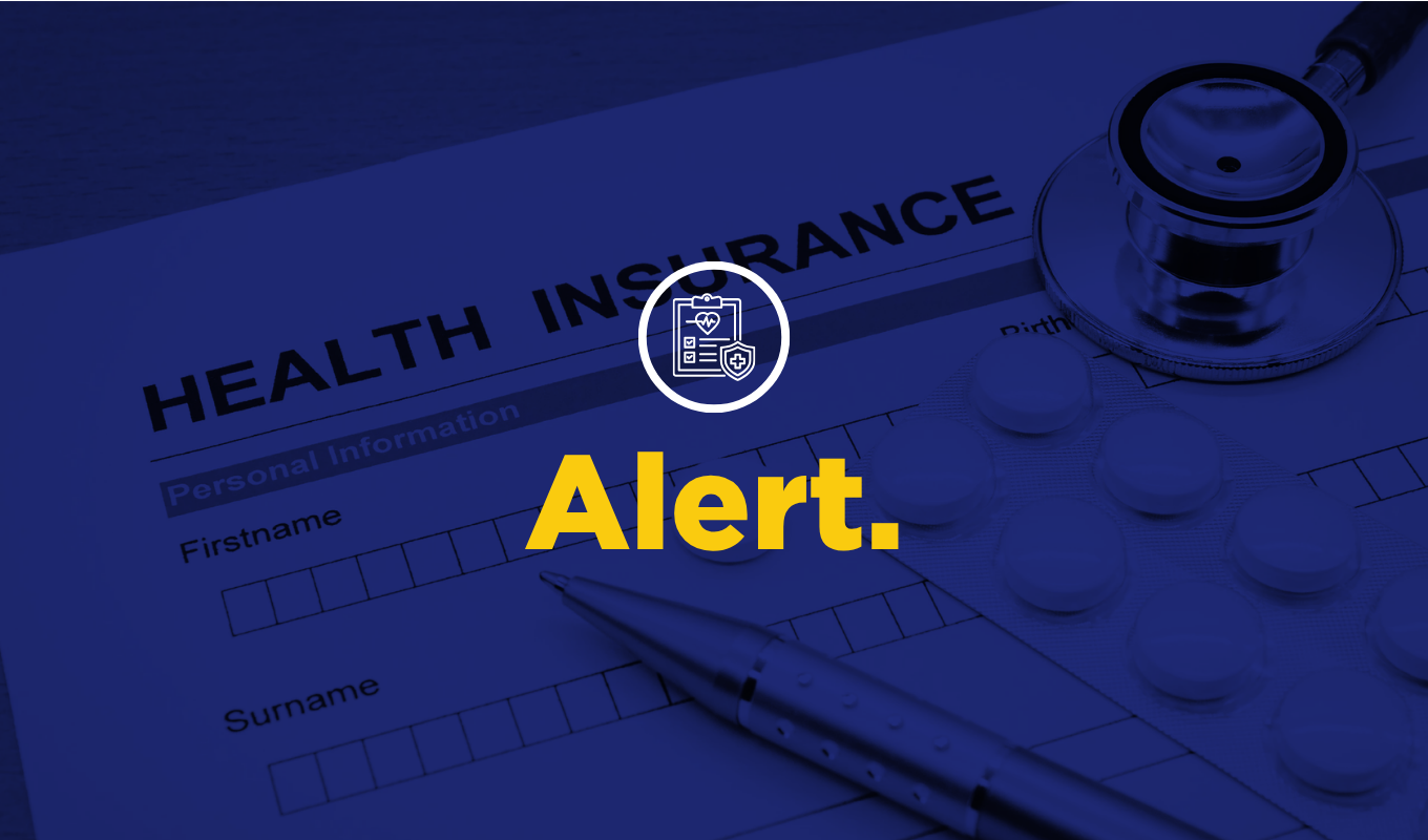 alert notice to show update to pcori fees